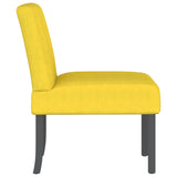 Slipper Chair Light Yellow Fabric