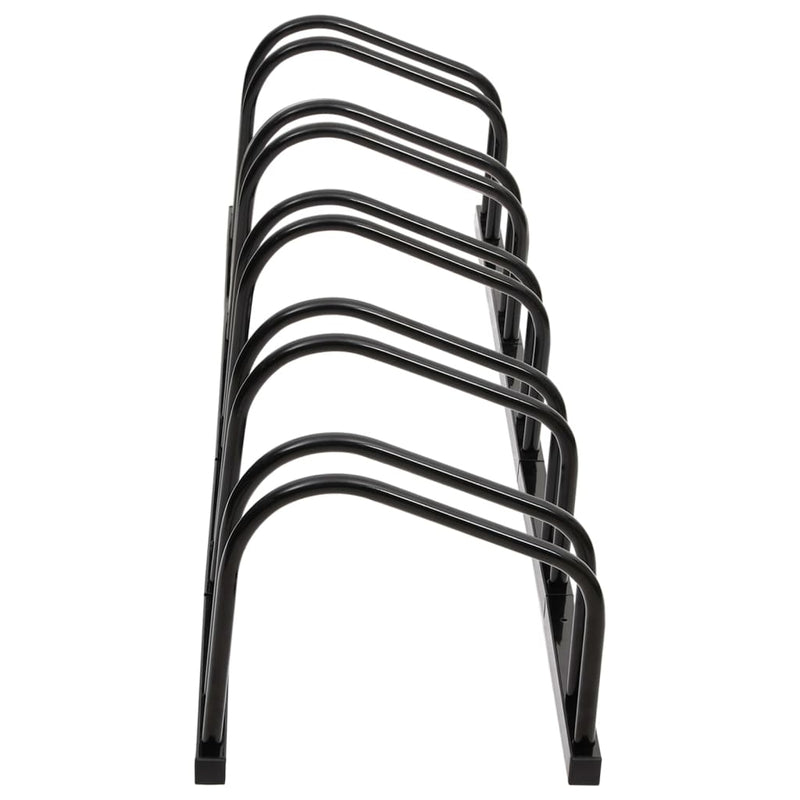 Bike Rack for 5 Bikes Black Steel