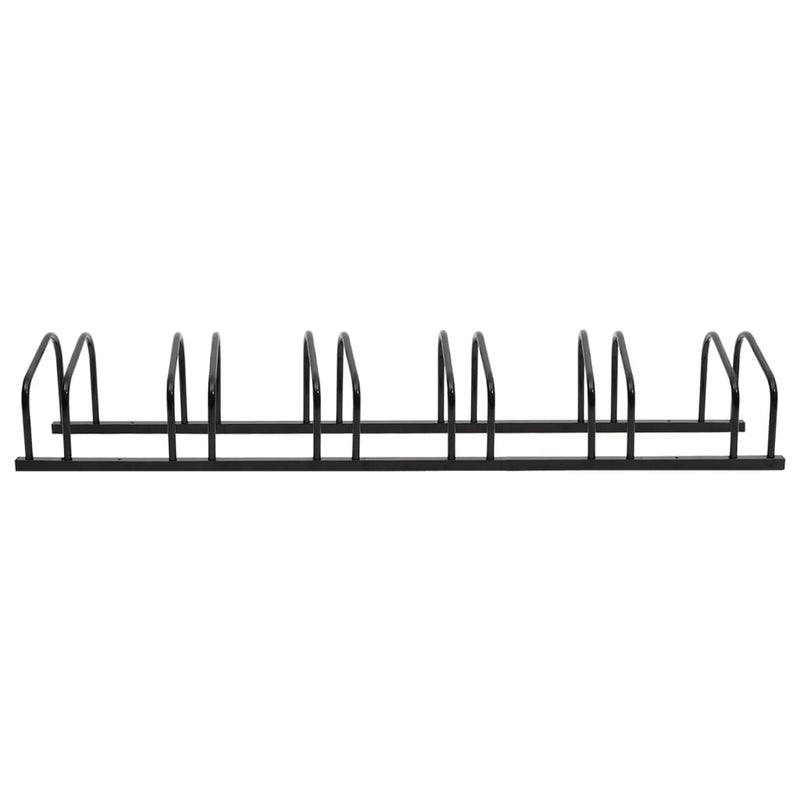 Bike Rack for 6 Bikes Black Steel