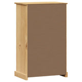 Shoe Cabinet VIGO 23.6"x13.8"x37.8" Solid Wood Pine