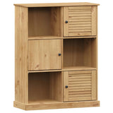 Bookcase VIGO 35.4"x13.8"x45.1" Solid Wood Pine