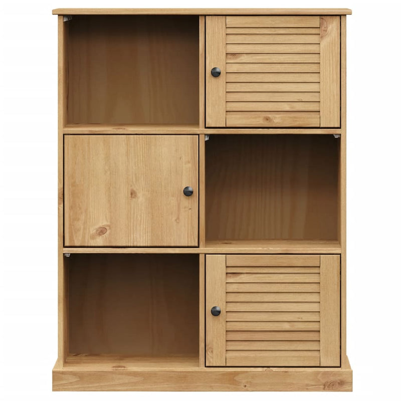 Bookcase VIGO 35.4"x13.8"x45.1" Solid Wood Pine