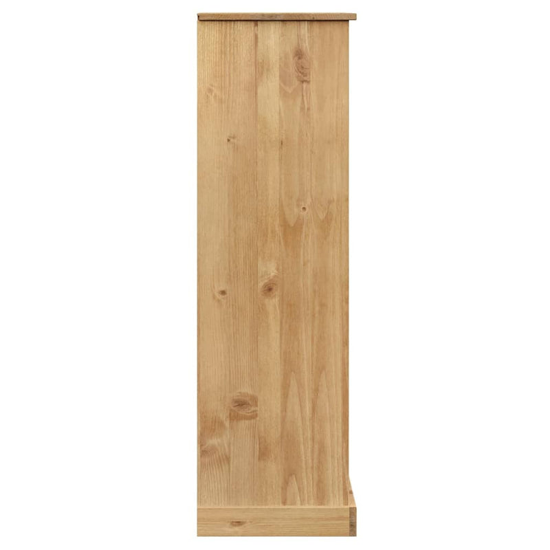 Bookcase VIGO 35.4"x13.8"x45.1" Solid Wood Pine