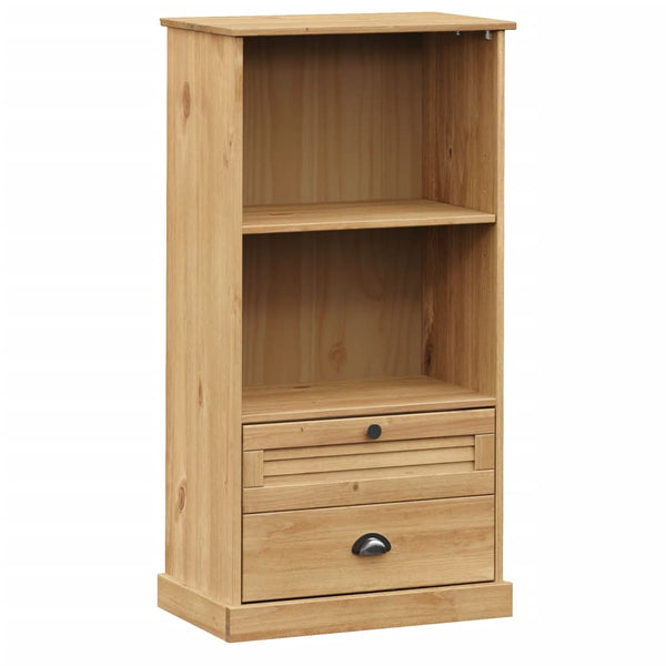 Bookcase VIGO 23.6"x13.8"x45.1" Solid Wood Pine