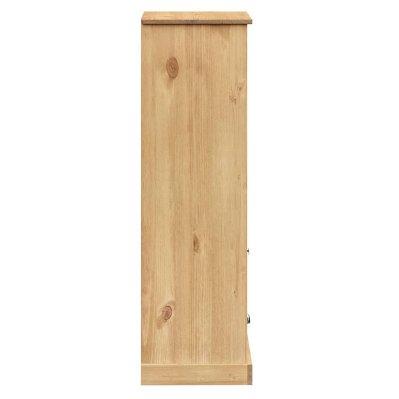 Bookcase VIGO 23.6"x13.8"x45.1" Solid Wood Pine