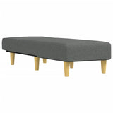 Chaise Longue Dark Gray Fabric