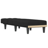 Chaise Longue Black Velvet