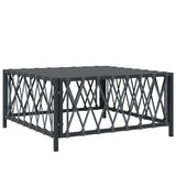 6 Piece Patio Lounge Set with Cushions Anthracite Steel