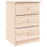 Bedside Cabinet ALTA 16.1"x13.8"x21.9" Solid Wood Pine