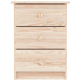 Bedside Cabinet ALTA 16.1"x13.8"x21.9" Solid Wood Pine