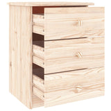 Bedside Cabinet ALTA 16.1"x13.8"x21.9" Solid Wood Pine