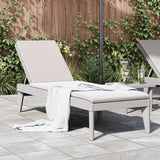 Sun Lounger Gray 73.2"x23.6"x11.4" PP