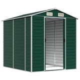 Garden Shed Green 75.2"x84.6"x78" Galvanized Steel