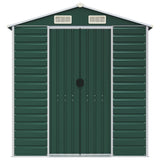 Garden Shed Green 75.2"x84.6"x78" Galvanized Steel