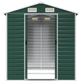 Garden Shed Green 75.2"x84.6"x78" Galvanized Steel