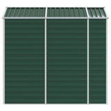 Garden Shed Green 75.2"x84.6"x78" Galvanized Steel