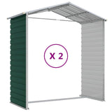 Garden Shed Green 75.2"x84.6"x78" Galvanized Steel