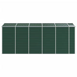 Garden Shed Green 75.2"x185"x78" Galvanized Steel