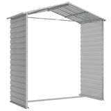 Garden Shed Light Gray 75.2"x51.2"x78" Galvanized Steel