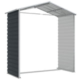 Garden Shed Anthracite 75.2"x51.2"x78" Galvanized Steel