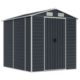 Garden Shed Anthracite 75.2"x84.6"x78" Galvanized Steel