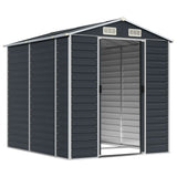 Garden Shed Anthracite 75.2"x84.6"x78" Galvanized Steel