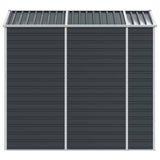 Garden Shed Anthracite 75.2"x84.6"x78" Galvanized Steel