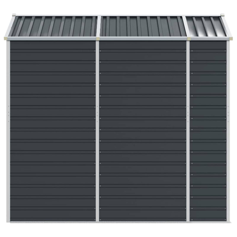 Garden Shed Anthracite 75.2"x84.6"x78" Galvanized Steel