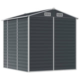 Garden Shed Anthracite 75.2"x84.6"x78" Galvanized Steel