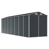 Garden Shed Anthracite 75.2"x252"x78" Galvanized Steel