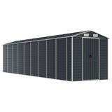 Garden Shed Anthracite 75.2"x318.9"x78" Galvanized Steel