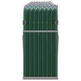 Log Holder Green 118.1"x17.7"x39.4" Galvanized Steel