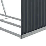 Log Holder Anthracite 47.2"x17.7"x55.1" Galvanized Steel