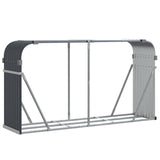 Log Holder Anthracite 70.9"x17.7"x39.4" Galvanized Steel