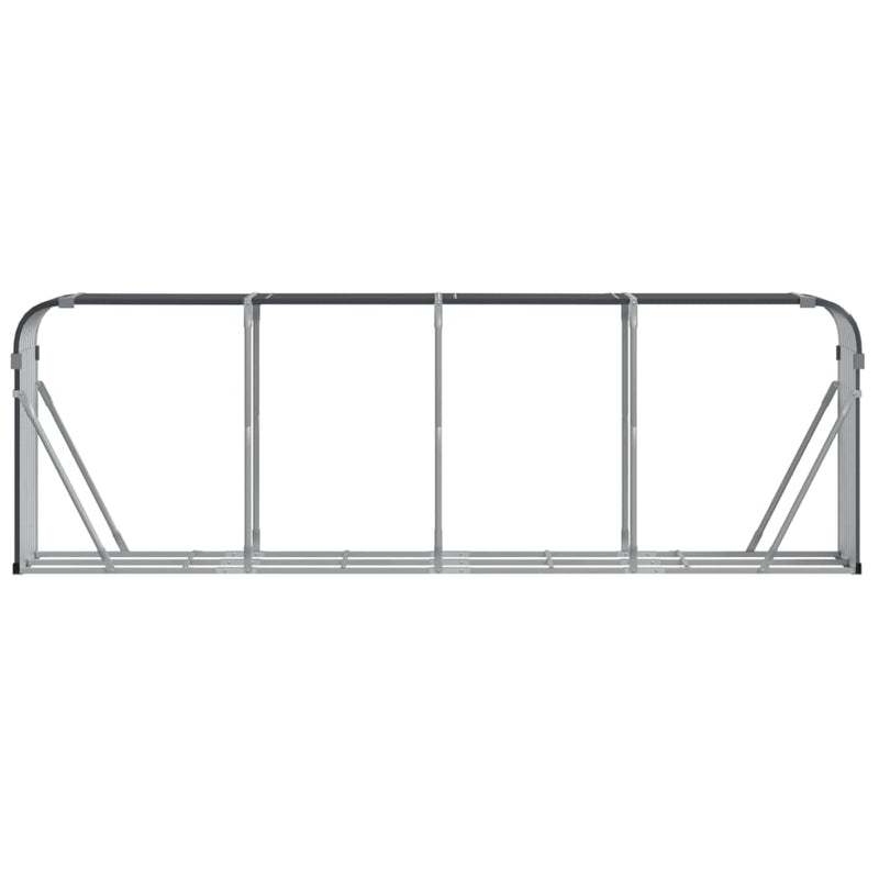 Log Holder Anthracite 118.1"x17.7"x39.4" Galvanized Steel