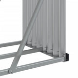 Log Holder Anthracite 118.1"x17.7"x39.4" Galvanized Steel