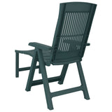 Sun Lounger Green Plastic