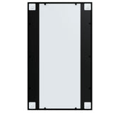 Wall Mirrors 3 pcs Black 39.4"x23.6" Metal