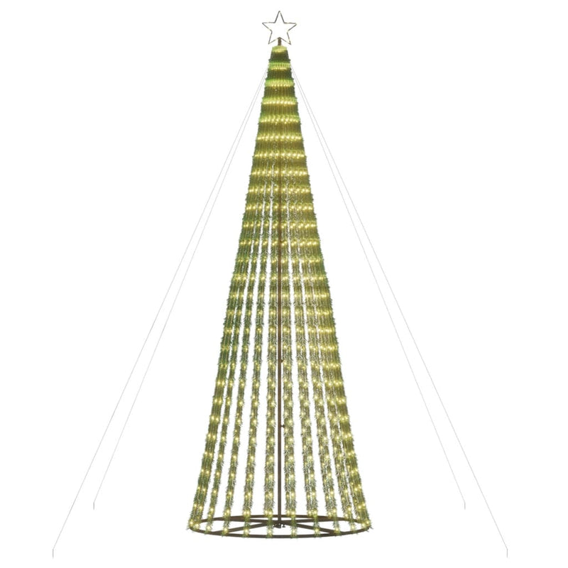 Christmas Tree Light Cone 1544 LEDs Warm White 196.9"