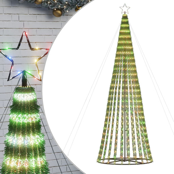 Christmas Tree Light Cone 1544 LEDs Colorful 196.9"