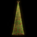 Christmas Tree Light Cone 1544 LEDs Colorful 196.9"