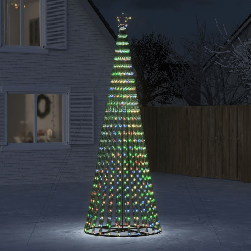 Christmas Tree Light Cone 1544 LEDs Colorful 196.9"