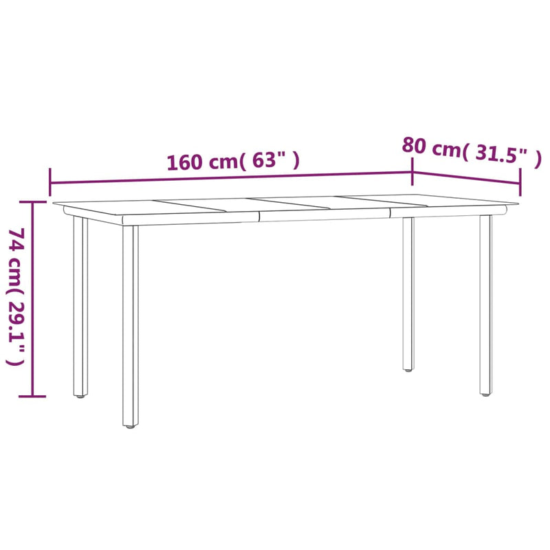 2 Piece Patio Dining Set with Cushions Gray Poly Rattan