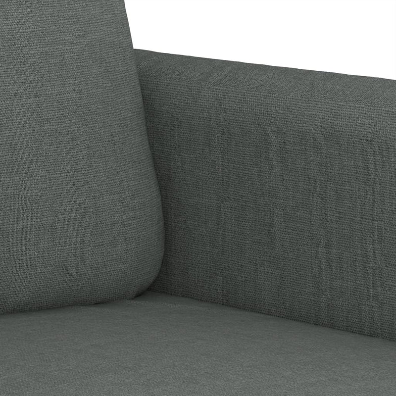 3-Seater Sofa Dark Gray 70.9" Fabric