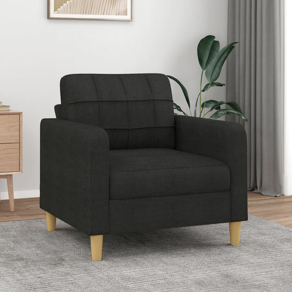 Sofa Chair Black 23.6" Fabric