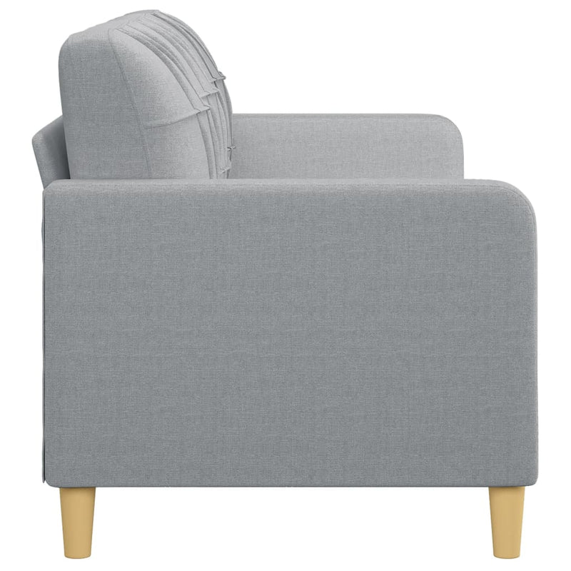 3-Seater Sofa Light Gray 70.9" Fabric