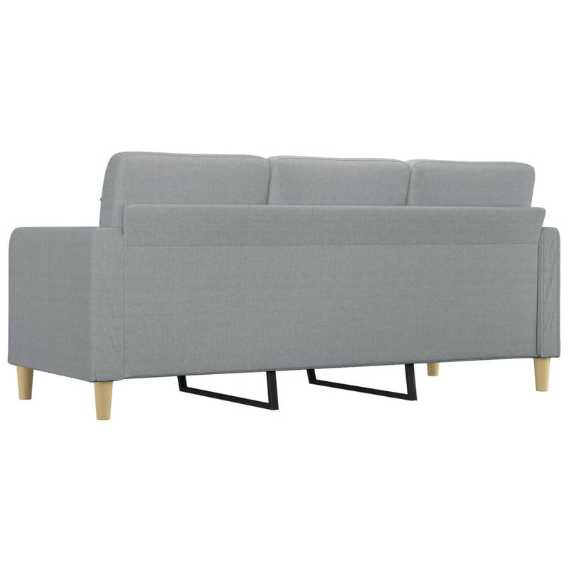 3-Seater Sofa Light Gray 70.9" Fabric