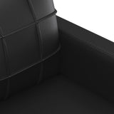 Sofa Chair Black 23.6" Faux Leather