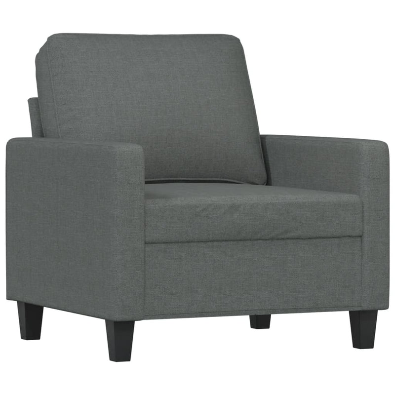 Sofa Chair Dark Gray 23.6" Fabric