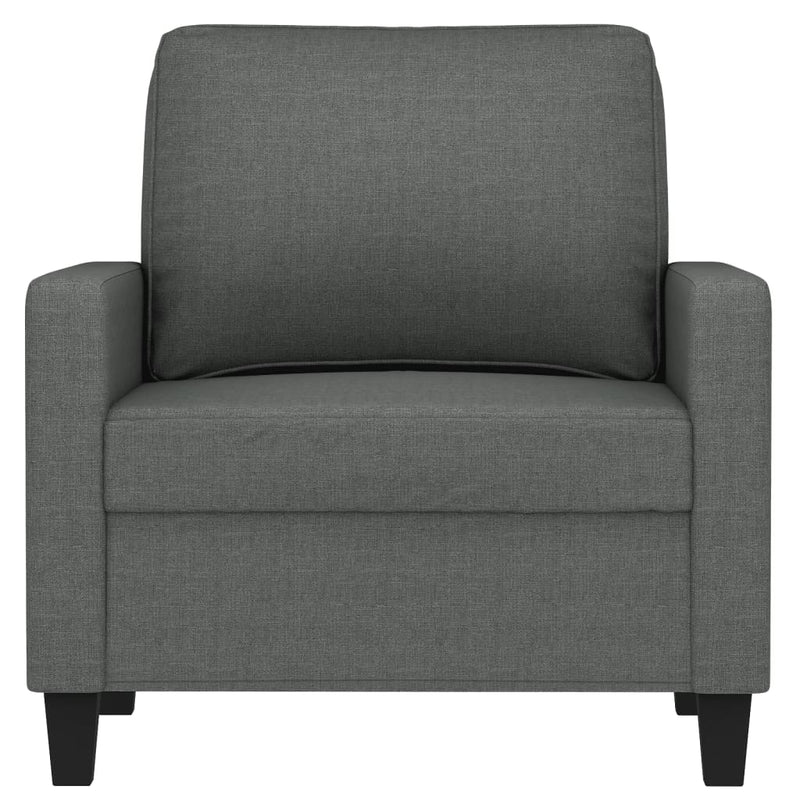 Sofa Chair Dark Gray 23.6" Fabric